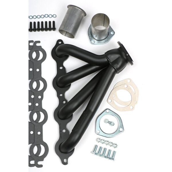 HEDMAN HEDDERS FOR 1964-67 GM A-BODY AND 1955-1957 CHEVY TRI-FIVE / LS ENGINE SWAP HEADERS 1-1/2 IN.- BLACK MAXX