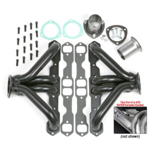HEDMAN HEDDERS SB CHEVY STREET ROD BLOCK HUGGERS 1-5/8 IN.- HTC COATED