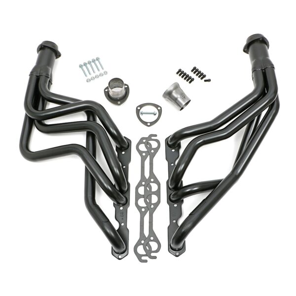HEDMAN HEDDERS STANDARD UNCOATED HEADERS; 1-5/8 IN. TUBE DIA.; 3 IN. COLL.; FULL LENGTH DESIGN (FOR CLOSE RATIO STEERING BOXES)