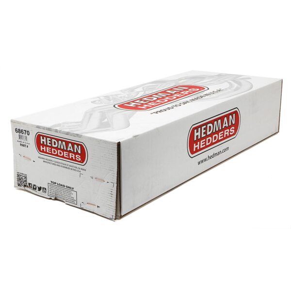 HEDMAN HEDDERS STANDARD UNCOATED HEADERS; 1-5/8 IN. TUBE DIA.; 3 IN. COLL.; FULL LENGTH DESIGN (FOR CLOSE RATIO STEERING BOXES)