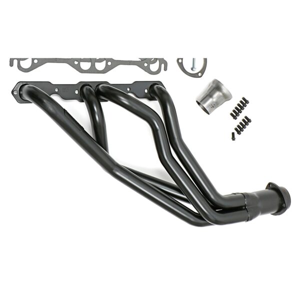 HEDMAN HEDDERS STANDARD UNCOATED HEADERS; 1-5/8 IN. TUBE DIA.; 3 IN. COLL.; FULL LENGTH DESIGN (FOR CLOSE RATIO STEERING BOXES)