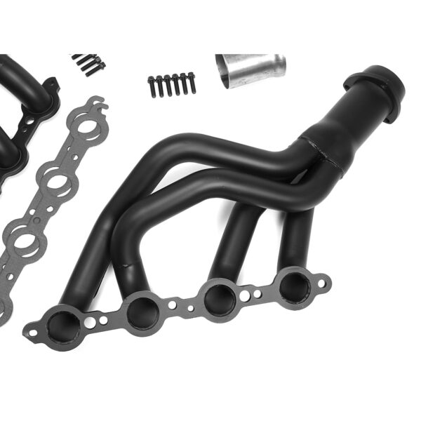 HEDMAN HEDDERS LS SWAP HEADERS; MID LENGTH; 67-69 CAMARO/FIREBIRD (F-BODY) & 68-74 NOVA/VENTURA (X-BODY); BLACK MAXX BLACK CERAMIC COATED