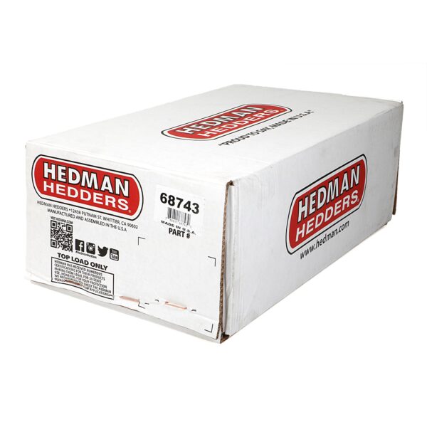 CLEARANCE-HEDMAN HEDDERS LS ENGINE SWAP CAST EXHAUST MANIFOLDS; BLACK MAXX BLACK CERAMIC COATED
