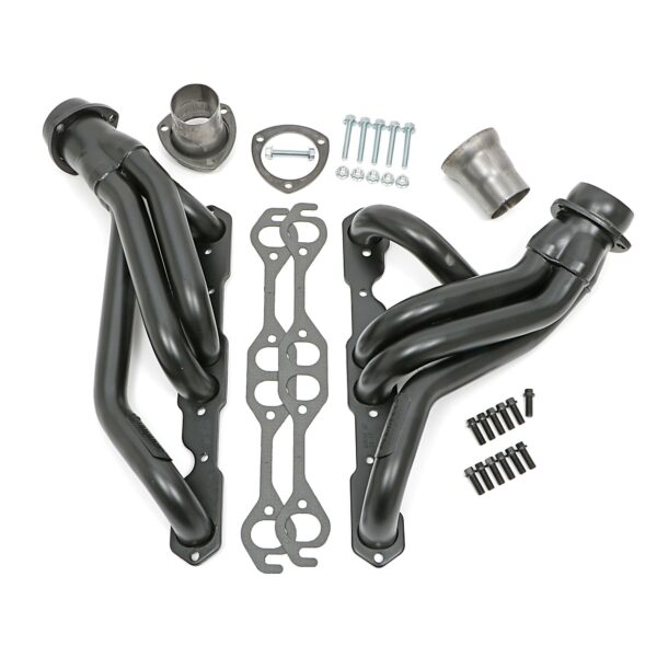 HEDMAN HEDDERS 67-87 C10/C20 TRUCKS AND SUVS WITH SB CHEVY; STANDARD UNCOATED HEADERS; 1-5/8 IN. TUBE DIA.; 3 IN. COLL.; MID-LENGTH DESIGN