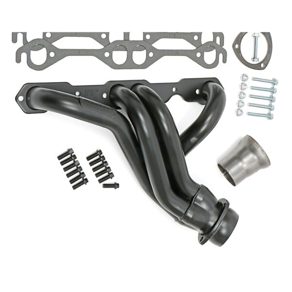 HEDMAN HEDDERS 67-87 C10/C20 TRUCKS AND SUVS WITH SB CHEVY; STANDARD UNCOATED HEADERS; 1-5/8 IN. TUBE DIA.; 3 IN. COLL.; MID-LENGTH DESIGN