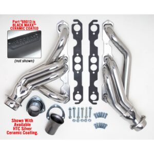 HEDMAN HEDDERS 67-87 C10/C20 SB CHEVY PICKUP (2WD); 1-5/8 IN.; MID-LENGTH TUBES- BLACK MAXX