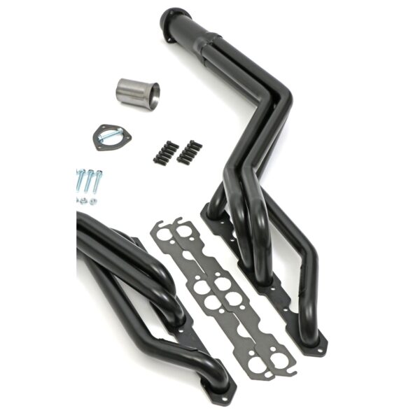HEDMAN HEDDERS S10 / SB CHEVY V8, UNDER CHASSIS DESIGN ENGINE SWAP HEADERS SWAP HEADERS; 1-1/2 IN. LONG TUBE- UNCOATED