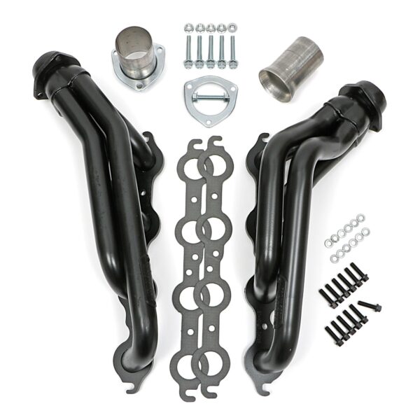 HEDMAN HEDDERS HEDMAN HEADERS 1982-04 CHEVY/GMC S10/S15 (2WD) LS SWAP HEADERS; 1-1/2 IN. MID-LENGTH TUBE; 2-1/2 IN. BALL COLLECTOR- UNCOATED
