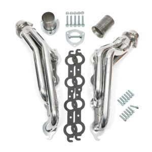 HEDMAN HEDDERS HEDMAN HEADERS 1982-04 CHEVY/GMC S10/S15 (2WD) LS SWAP HEADERS; 1-1/2 IN. MID-LENGTH TUBE; 2-1/2 IN. BALL COLLECTOR- HTC SILVER CERAMIC COATED