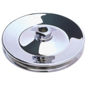 TRANS-DAPT PERFORMANCE PRODUCTS POWER STEERING PULLEY, 1967-84 CHEVY/GMC- CHROME