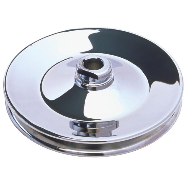 TRANS-DAPT PERFORMANCE PRODUCTS POWER STEERING PULLEY, 1967-84 CHEVY/GMC- CHROME