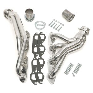 HEDMAN HEDDERS STANDARD HTC COATED HEADERS; 67-87 CHEVY C10/C20 WITH BB CHEVY; 1-3/4 IN. TUBE DIA; SQUARE PORT; 3 IN. COLL.; MID-LENGTH DESIGN