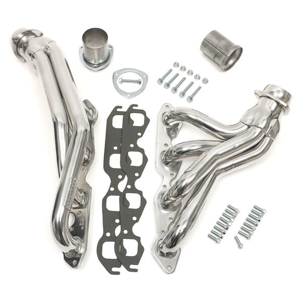 HEDMAN HEDDERS STANDARD HTC COATED HEADERS; 67-87 CHEVY C10/C20 WITH BB CHEVY; 1-3/4 IN. TUBE DIA; SQUARE PORT; 3 IN. COLL.; MID-LENGTH DESIGN