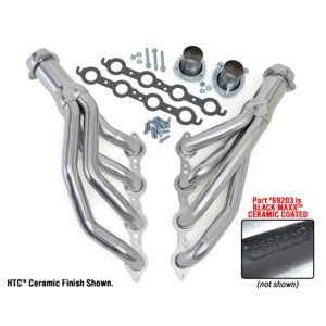 HEDMAN HEDDERS LS SWAP HEADERS; MID LENGTH; LS INTO 1988-98 CHEVY/GMC 2WD 1/2 TON TRUCKS AND SUVS; BLACK MAXX BLACK CERAMIC COATED