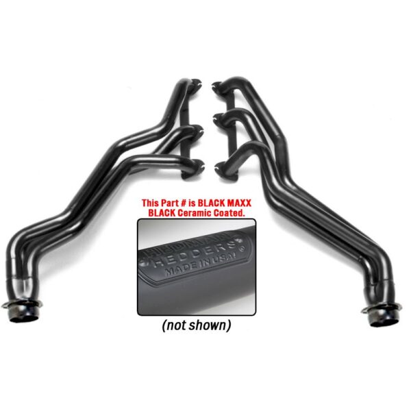 HEDMAN HEDDERS S10 BLAZER S15 V6 60 DEGREE 82-87- BLACK MAXX