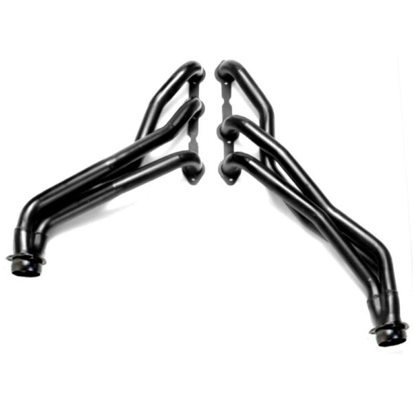 HEDMAN HEDDERS LONG TUBE HEADERS FOR 1988-93 CHEVY/GMC 2WD (ONLY) S10/S15, BLAZER/JIMMY WITH 4.3L V6; 1-1/2 IN. LONG TUBES; 2-1/2 IN. BALL/SOCKET COLLECTOR- UNCOATED MILD STEEL