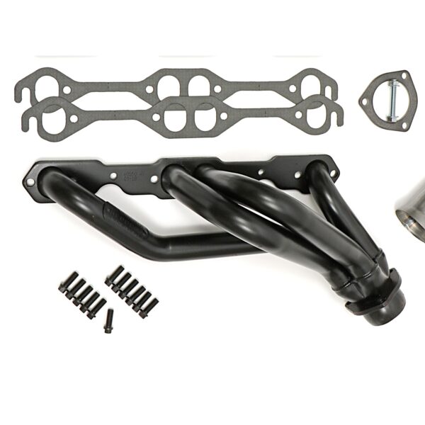 HEDMAN HEDDERS STANDARD UNCOATED ENGINE SWAP HEADERS; 1-1/2 IN. TUBE DIA.; 2-1/2 IN. COLL.; SHORTY DESIGN