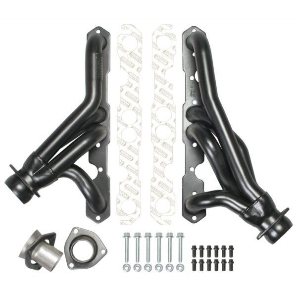 HEDMAN HEDDERS 86-95 WRANGLER 265-400; 1-1/2 IN. TUBE DIA; 2-1/2 IN. COLL; SHORTY DESIGN- UNCOATED