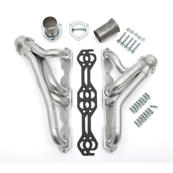 HEDMAN HEDDERS 86-95 WRANGLER 265-400; 1-1/2 IN. TUBE DIA; 2-1/2 IN. COLL; SHORTY DESIGN-ELITE MODEL