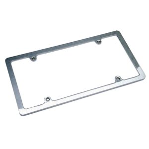 TRANS-DAPT PERFORMANCE PRODUCTS LICENSE PLATE FRAME WITHOUT LIGHT- CHROME