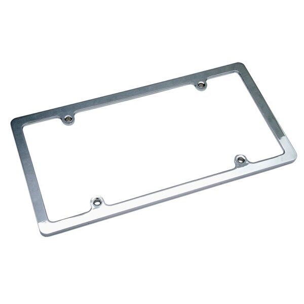 TRANS-DAPT PERFORMANCE PRODUCTS LICENSE PLATE FRAME WITHOUT LIGHT- CHROME