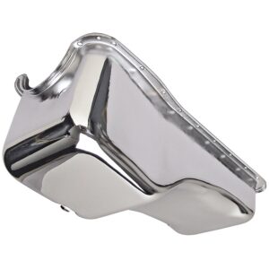 TRANS-DAPT PERFORMANCE PRODUCTS OEM-STYLE OIL PAN- 1968-78 FORD 429-460; PASSENGER CARS ONLY, NOT FOR TRUCKS OR MARINE USE; STOCK CAPACITY- CHROME
