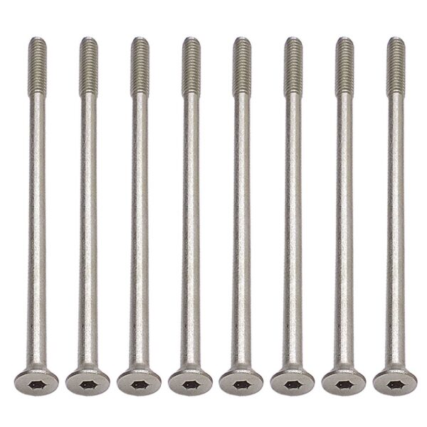 TRANS-DAPT PERFORMANCE PRODUCTS BOLTS FOR TALL ALUMINUM (ONLY) CENTER BOLT VALVE COVERS (8 BOLTS)- STAINLESS STEEL