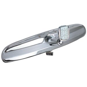 TRANS-DAPT PERFORMANCE PRODUCTS REAR VIEW MIRROR; DAY/NIGHT LEVER; 9-3/4 IN. WIDE- CHROME