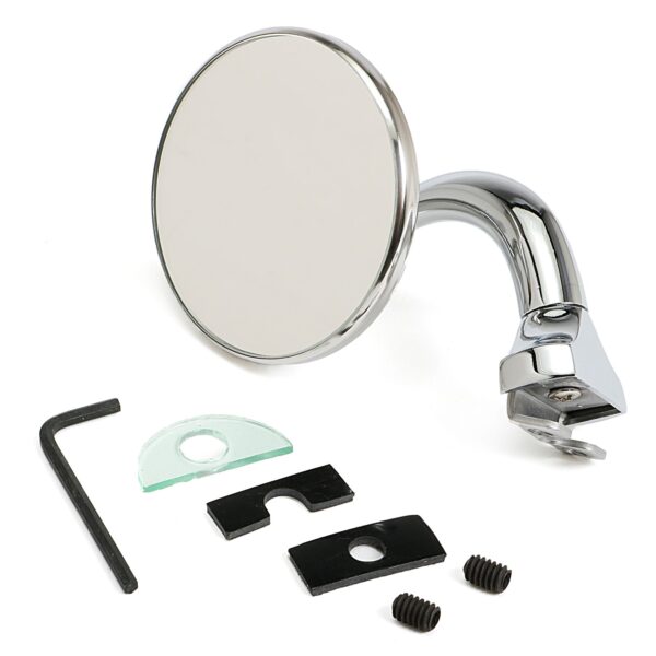 TRANS-DAPT PERFORMANCE PRODUCTS CHROME STEEL 3 IN. PEEP MIRROR