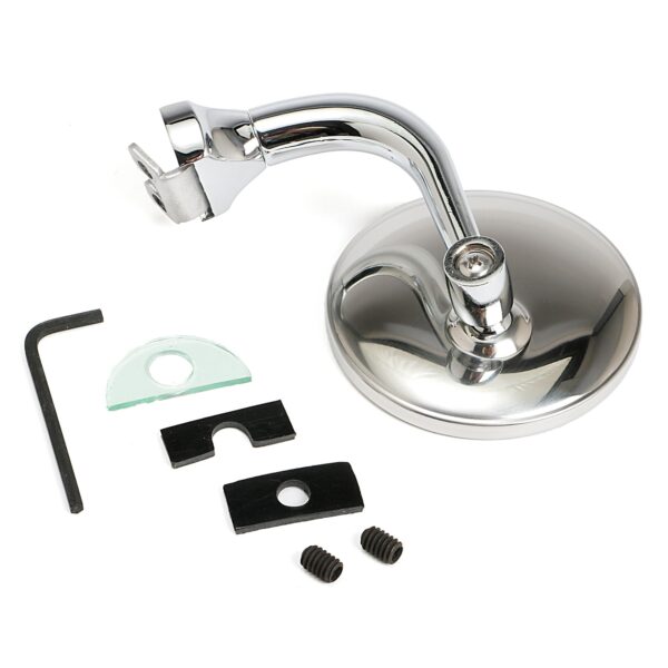 TRANS-DAPT PERFORMANCE PRODUCTS CHROME STEEL 3 IN. PEEP MIRROR