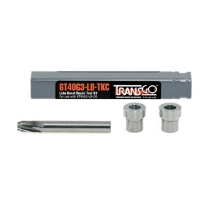 Carbide reamer and guide tool kit for SK 6T40-G3 lube boost valve