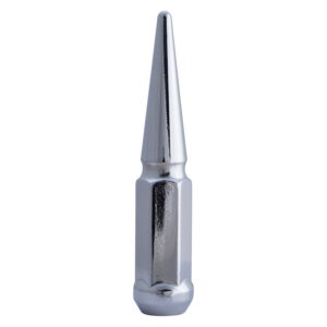 Spiked Lugz Chrome 19mm Steel 7/16" Thread 20 Lugs & 1 Key
