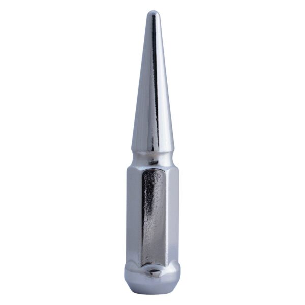 Spiked Lugz Chrome 19mm Steel 14x1.5 Thread 32 Lugs & 1 Key