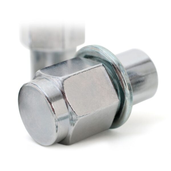 TRANS-DAPT PERFORMANCE PRODUCTS MAG STYLE LUG NUTS; 7/16 IN. RH THREADS; .684 IN. DIAMETER SHANK; 1.56 IN. TALL (5 PCS.)- CHROME