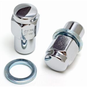 TRANS-DAPT PERFORMANCE PRODUCTS MAG STYLE LUG NUTS; 1/2 IN. RH THREADS; .684 IN. DIAMETER SHANK; 1.56 IN. TALL (5 PCS.)- CHROME