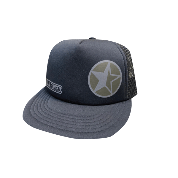 BAJA FORGED FOAM FRONT TRUCKER HAT - BLACK
