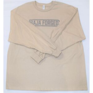BAJA FORGED UNISEX LONG SLEEVE T-SHIRT - SAND - XL