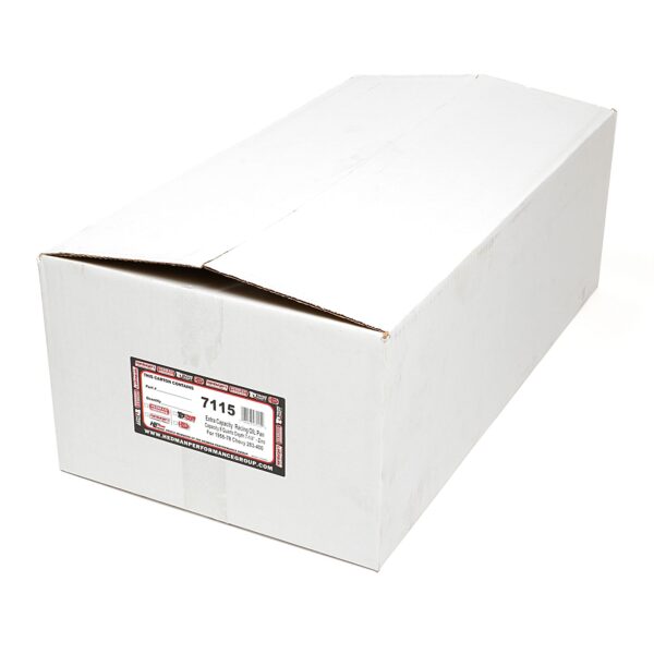 TRANS-DAPT PERFORMANCE PRODUCTS SB CHEVY 283-400 (1955-79) CLAIMER OIL PAN; 8QT; DRIVERS SIDE DIPSTICK- ZINC