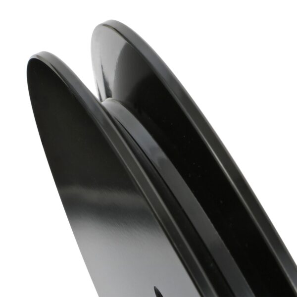 TRANS-DAPT PERFORMANCE PRODUCTS CRANKSHAFT PULLEY; 1 GROOVE; CHEVROLET 283-350; SHORT WATER PUMP- BLACK ALUMINUM