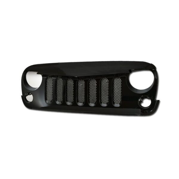 Armordillo 2007-2018 Jeep Wrangler JK Model Mesh Grille Gloss Black