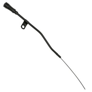 TRANS-DAPT PERFORMANCE PRODUCTS BLACK ALUMINUM HANDLE OIL PAN DIPSTICK WITH BLACK TUBE AND 20-1/4 IN. LONG DIPSTICK- FORD 260, 289, 302
