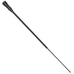 TRANS-DAPT PERFORMANCE PRODUCTS BLACK ALUMINUM HANDLE OIL DIPSTICK; SB MOPAR 318-360