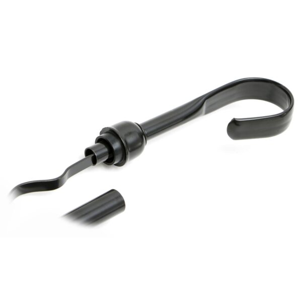 TRANS-DAPT PERFORMANCE PRODUCTS 23 IN. LONG, OEM REPLACEMENT BLACK OIL PAN DIPSTICK; 1980-85 CHEVY 305-350
