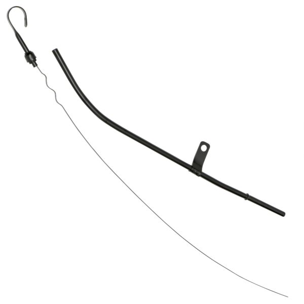 TRANS-DAPT PERFORMANCE PRODUCTS 23 IN. LONG, OEM REPLACEMENT BLACK OIL PAN DIPSTICK; 1980-85 CHEVY 305-350