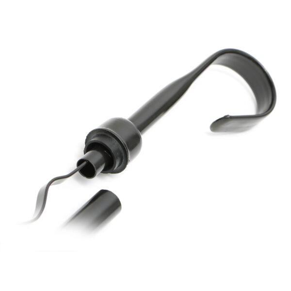 TRANS-DAPT PERFORMANCE PRODUCTS 23 IN. LONG, OEM REPLACEMENT BLACK OIL PAN DIPSTICK; CHRYSLER 383-440