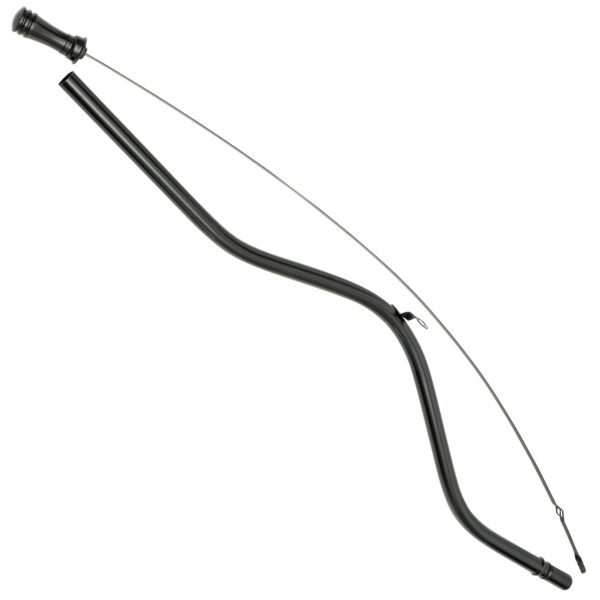 TRANS-DAPT PERFORMANCE PRODUCTS BLACK ALUMINUM HANDLE 27 IN. TRANSMISSION DIPSTICK; CHEVY TURBO 350