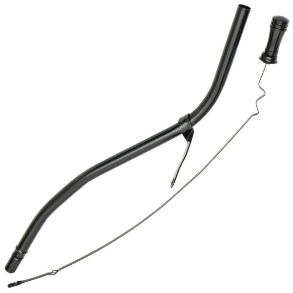 TRANS-DAPT PERFORMANCE PRODUCTS BLACK ALUMINUM HANDLE 34 IN. TRANSMISSION DIPSTICK; CHEVY TURBO 350