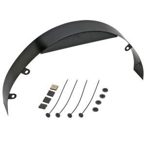 TRANS-DAPT PERFORMANCE PRODUCTS RADIATOR FAN SHROUD' 3 IN. WIDE X 20 IN. DIAMETER- BLACK STEEL