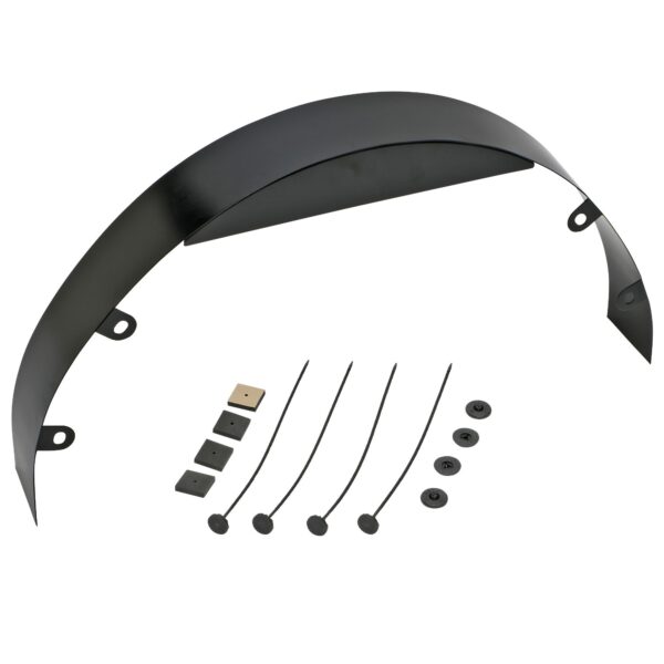 TRANS-DAPT PERFORMANCE PRODUCTS RADIATOR FAN SHROUD' 3 IN. WIDE X 20 IN. DIAMETER- BLACK STEEL