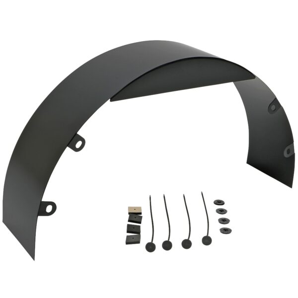 TRANS-DAPT PERFORMANCE PRODUCTS RADIATOR FAN SHROUD' 5-1/2 IN. WIDE X 20 IN. DIAMETER- BLACK STEEL